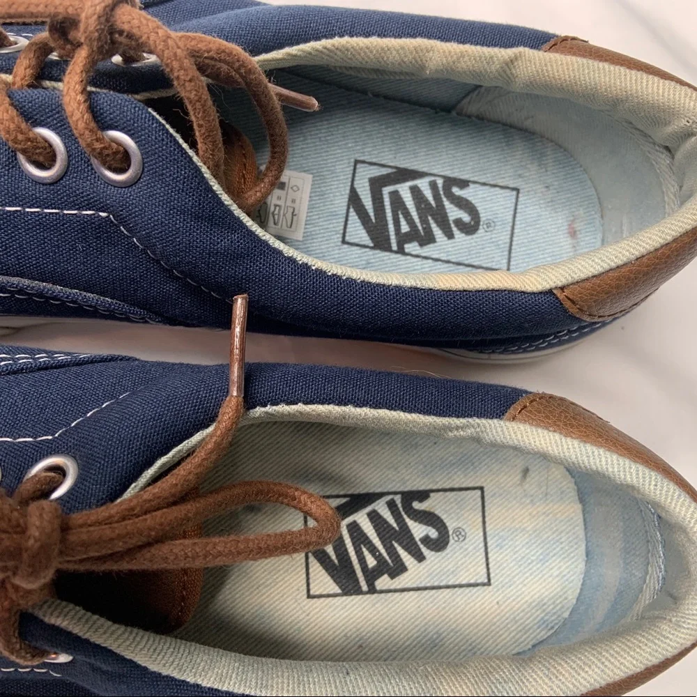 Vans women 9 men 7.5 Off The Wall Blue lace up - Picture 6 of 6